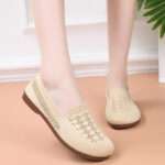 Lightweight and Breathable Flat Shoes, Old Beijing Cloth Shoes for Women, Canvas & Loafer – DS133