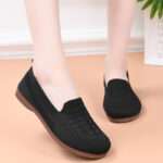 Lightweight and Breathable Flat Shoes, Old Beijing Cloth Shoes for Women, Canvas & Loafer – DS133 - Image 3