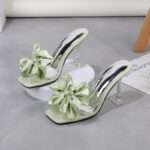 Women’s Summer Open Toe Fairy Sandals, Large Floral Design, Pencil Heel – RV1481 - Image 3
